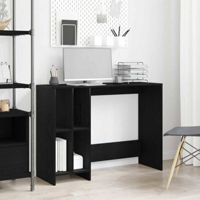 Walplus Desk With Shelf Black Oak 102.5 X 35 X 75 Cm Engineered Wood - image 1