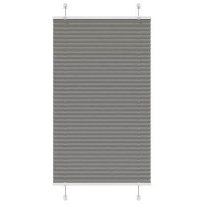 Berkfield Modern Pleated Blind Anthracite 70X100 Cm Fabric Width 69.4 Cm Polyester