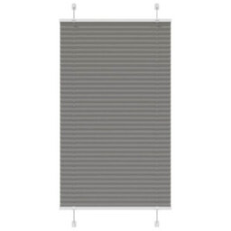 Berkfield Modern Pleated Blind Anthracite 70X100 Cm Fabric Width 69.4 Cm Polyester