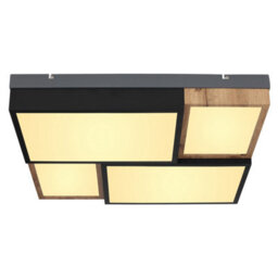 Luminosa Lighting Luminosa Gundi 60Cm Integrated Led Semi Flush Ceiling Light White Matt Led 3000K - thumbnail 3