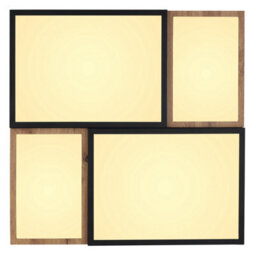 Luminosa Lighting Luminosa Gundi 60Cm Integrated Led Semi Flush Ceiling Light White Matt Led 3000K - thumbnail 4