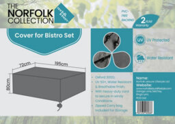 Norfolk Leisure Bistro Cover  L140Cm X W72Cm X H80Cm - thumbnail 2
