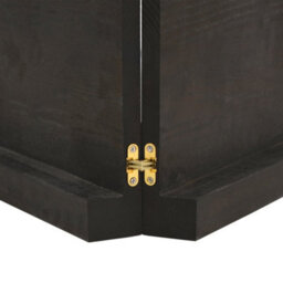 Berkfield Table Top Dark Brown 120X40X(2-6) Cm Treated Solid Wood Live Edge - thumbnail 8