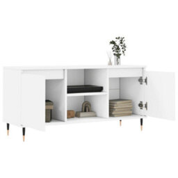 Vidaxl Tv Cabinet White 104X35X50 Cm Engineered Wood - thumbnail 4