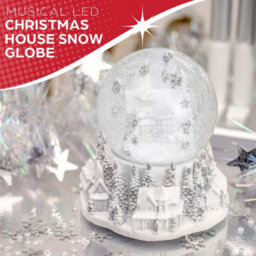 The Christmas Workshop 70799 Musical Snow Globe With White Townscape Design - thumbnail 8
