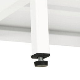 Berkfield Tv Cabinet White 90X30X44 Cm Steel And Glass - thumbnail 9