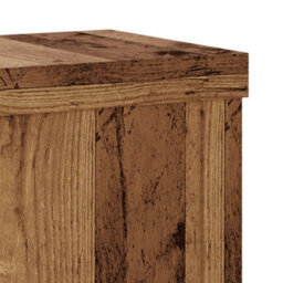 Walplus Plant Stands 2 Pcs Old Wood 10X10X18 Cm Engineered Wood - thumbnail 8