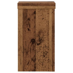Walplus Plant Stands 2 Pcs Old Wood 10X10X18 Cm Engineered Wood - thumbnail 6