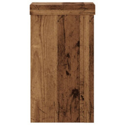 Walplus Plant Stands 2 Pcs Old Wood 10X10X18 Cm Engineered Wood - thumbnail 5
