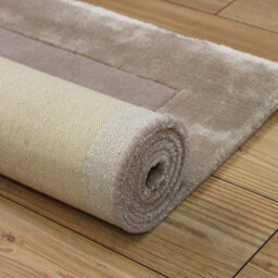 Sand Bordered Handmade Modern Wool Easy To Clean Bedroom Dining Room And Living Room Rug-80Cm X 150Cm - thumbnail 2