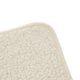Living And Home Beige Lambswool Style Non Slip Faux Plush Sofa Cover Pack Of 1 180Cm W X 90Cm D - thumbnail 7