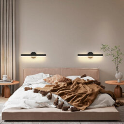 Led Wall Lights Indoor Wall Lamp Black Warm Light Sconce 38Cm - thumbnail 6