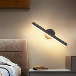 Led Wall Lights Indoor Wall Lamp Black Warm Light Sconce 38Cm - thumbnail 2