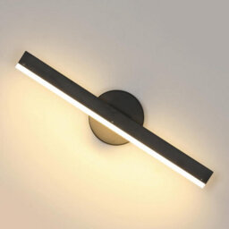Led Wall Lights Indoor Wall Lamp Black Warm Light Sconce 38Cm - thumbnail 1