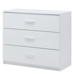 Arte Siena 27 Chest Of Drawers W93Cm X H81Cm X D42Cm - White Gloss, Streamlined Storage For Any Room - thumbnail 1