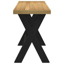 Walplus Desk Noain X-Shaped Legs 120X50X75 Cm Solid Wood Pine - thumbnail 4