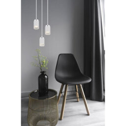 Luminosa Lighting Luminosa Korben Cluster Pendant Ceiling Light White Matt 3X Gu10 - thumbnail 4