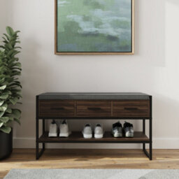 Gfw Quinn Industrial Shoe Bench With Storage - thumbnail 1