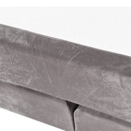 Beliani Divan Bed Velvet Marquise 160 X 200 Cm (Eu King Size) Grey - thumbnail 7