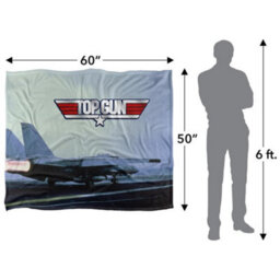Top Gun Take Off Silky Supersoft Blanket Multicoloured (152Cm X 127Cm) - thumbnail 5
