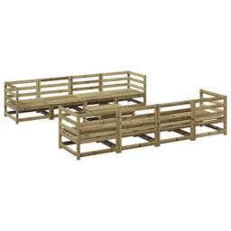 Berkfield 9 Piece Garden Sofa Set Impregnated Wood Pine - thumbnail 2