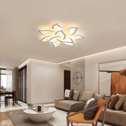 Pheashine Ceiling Light, Modern Led Ceiling Light, 60W, Pendant Light 3000K Warm White For Living Dining Room Bedroom - thumbnail 2