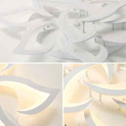 Pheashine Ceiling Light, Modern Led Ceiling Light, 60W, Pendant Light 3000K Warm White For Living Dining Room Bedroom - thumbnail 5