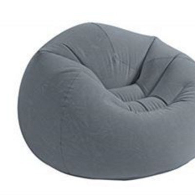 Intex Beanless Bag Chair  Grey For Swimming Pool Outdoor - image 1
