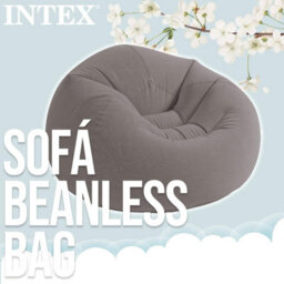 Intex Beanless Bag Chair  Grey For Swimming Pool Outdoor - thumbnail 5