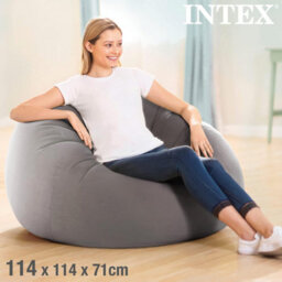 Intex Beanless Bag Chair  Grey For Swimming Pool Outdoor - thumbnail 3