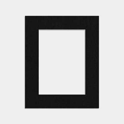 Ak Frames 10X8 Black Picture Mounts To Fit 7X5 Aperture Size - Mount Board Only (No Frame Included) - image 1