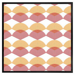 "Andrew Lee Geometric Sea Shells (Picutre Frame) / 30X30"" / Oak" - thumbnail 3