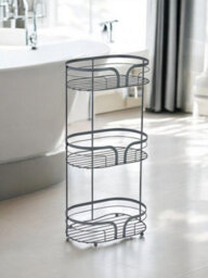 Showerdrape Dante Anthracite Grey Freestanding Floor Caddy And Mini Shower Caddy - thumbnail 2