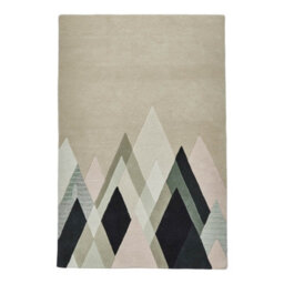 Beige Handmade Luxurious Modern Wool Abstract Rug Easy To Clean Living Room And Bedroom-150Cm X 230Cm - thumbnail 4