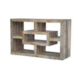 Buttercup Farm Yoga Straight Tv Unit - Mango Wood - L40 X W110 X H70 Cm - Light Finish