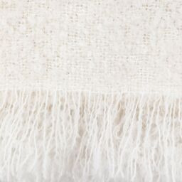 Gallery™ Natural Boucle Velour Plain Throw (L) 170Cm X (W) 130Cm - thumbnail 2