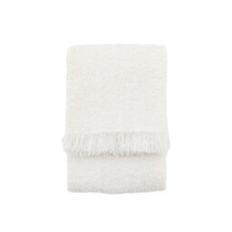 Gallery™ Natural Boucle Velour Plain Throw (L) 170Cm X (W) 130Cm - thumbnail 1