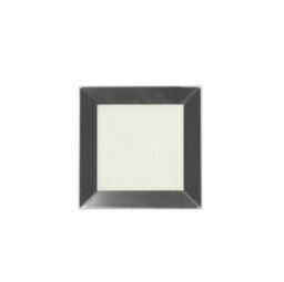 Luminosa Lighting Luminosa Rect Led Outdoor Recessed Wall Lamp Stainless Steel, Opal, Warm-White 3000K, Ip65 - thumbnail 2