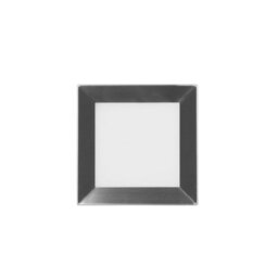 Luminosa Lighting Luminosa Rect Led Outdoor Recessed Wall Lamp Stainless Steel, Opal, Warm-White 3000K, Ip65 - thumbnail 3