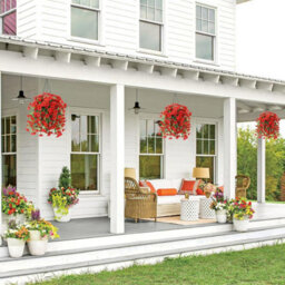 2 Pack 75Cm Outdoor Artificial Flowers, Hanging Plants, Uv - Resistant - thumbnail 4