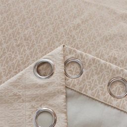 Luxury Living Temple Velvet Ring Top Curtains Latte - thumbnail 8