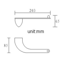 Plum&clay Melody Chrome Toilet Roll Holder - thumbnail 2