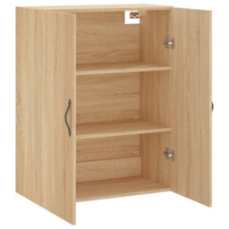Berkfield Wall Mounted Cabinet Sonoma Oak 69.5X34X90 Cm Engineered Wood - thumbnail 6
