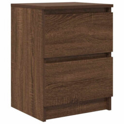 Berkfield Tv Cabinet Brown Oak 40X35X54 Cm Engineered Wood - thumbnail 2