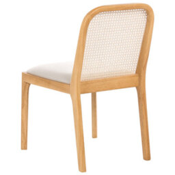 Beliani Set Of 2 Dining Chairs Edina Fabric Light Brown/ Beige - thumbnail 6