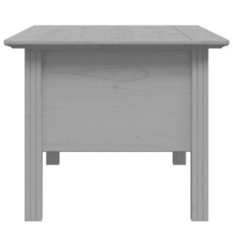 Berkfield Coffee Table Bodo Grey 100X55X45 Cm Solid Wood Pine - thumbnail 5