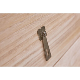 Cabinet Bits Portofino 5 Drawer Chest Of Drawers Drop Brass Handle - thumbnail 5