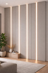 Acoustic Wall Panels Led Strip Lights 240Cm Pack Of 4  Dimmable Flexible Cuttable Led Light Strips - thumbnail 1