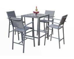 Garden Store Direct Aluminium Sydney 5 Piece Bar Set - thumbnail 6