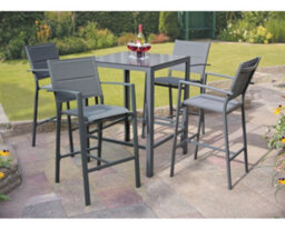 Garden Store Direct Aluminium Sydney 5 Piece Bar Set - thumbnail 1